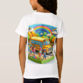 Terug Naar School Trots Meisjes T-shirt (Achterkant)
