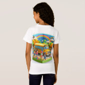Terug Naar School Trots Meisjes T-shirt (Achterkant volledig)