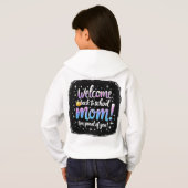 Terug naar school Trotse moeder - Hoodie (Achterkant volledig)