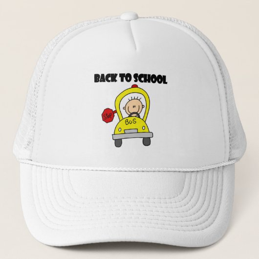 Terug naar school trucker pet (Voorkant)