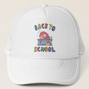 Terug naar school trucker pet
