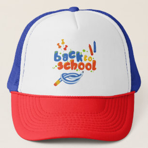 Terug naar school trucker pet