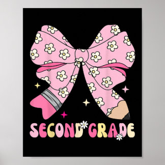 Terug naar school tweede 2e klas kind leraar Coque Poster
