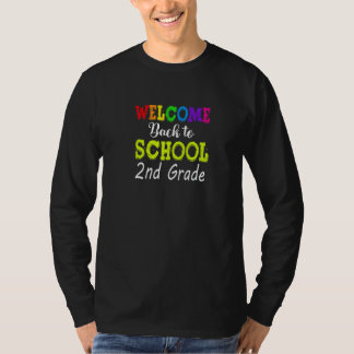 Terug naar school tweede dag van de tweede klas ha t-shirt