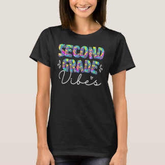 Terug naar school Tweede klas sfeer Eerste dag ler T-shirt