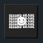 Terug naar school tweedeklas leraar magneet<br><div class="desc">Tweedegraads Shirt,  tweedegraads lerarenshirt,  tweedegraads lerarenshirt,  tweedegraads lerarenshirt,  tweedegraads lerarengeschenk,  tweedegraads T - shirts</div>