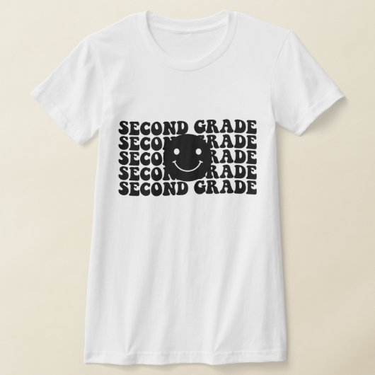 Terug naar school tweedeklas leraar t-shirt (Laagn)