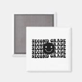 Terug naar school tweedeklasleraar magneet (Voorkant / Achterkant)