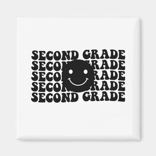 Terug naar school tweedeklasleraar magneet (Voorkant)