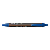 terug naar school uil blauwe inkt pen (Achterkant)