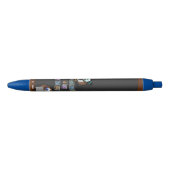 terug naar school uil blauwe inkt pen (Voorkant)