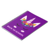 Terug naar School Unicorn Notitieboek (Linkerzijde)