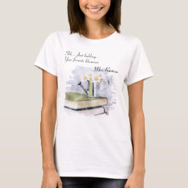 Terug naar school Uw favoriete bibliotheek Fun T-shirt