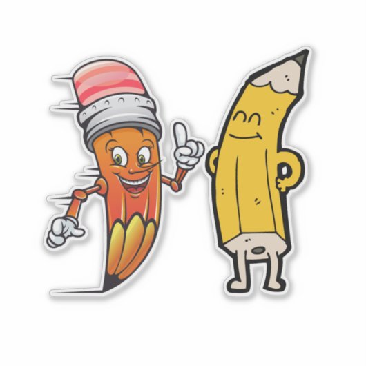 Terug naar school vibes, grappige school geschenke sticker (Voorkant)