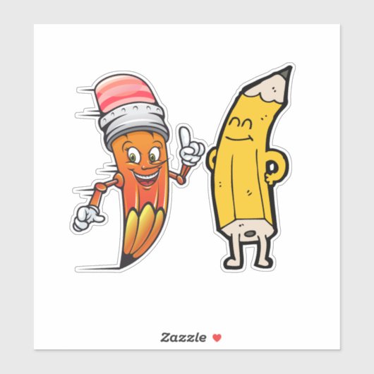 Terug naar school vibes, grappige school geschenke sticker (Vel)