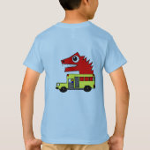 Terug naar School Vibes - Happy Student Cartoon Il T-shirt (Achterkant)