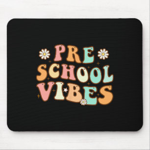 Terug naar school Vibes Retro Leraar Verpleegster Muismat