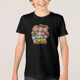 Terug naar School Vibes T-shirt - Eerste dag klaar