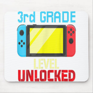 Terug naar School Video Gamer 3de Grade Level Unlo Muismat