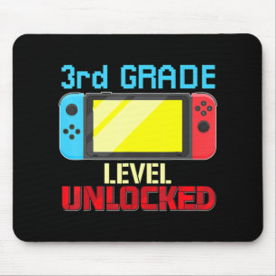 Terug naar School Video Gamer 3de Grade Level Unlo Muismat