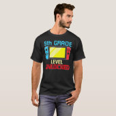 Terug naar School Video Gamer 5e graad T-shirt (Voorkant volledig)