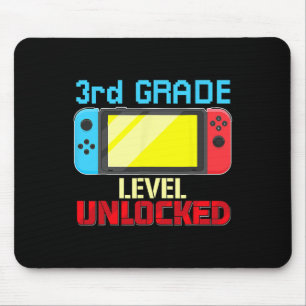Terug naar school videogamer niveau 3e leerjaar on muismat