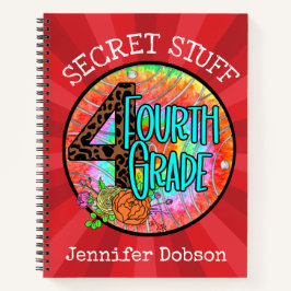 Terug naar school vierde klas notitieboek