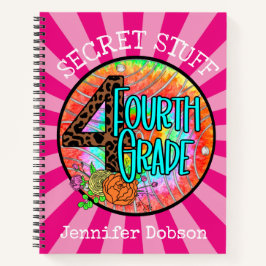 Terug naar school vierde klas schrift notitieboek