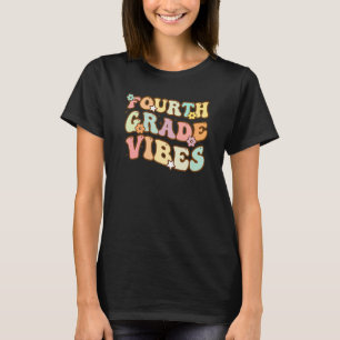 Terug naar school vierde klas studenten t-shirt