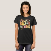 Terug naar school vierde klas studenten t-shirt (Voorkant volledig)