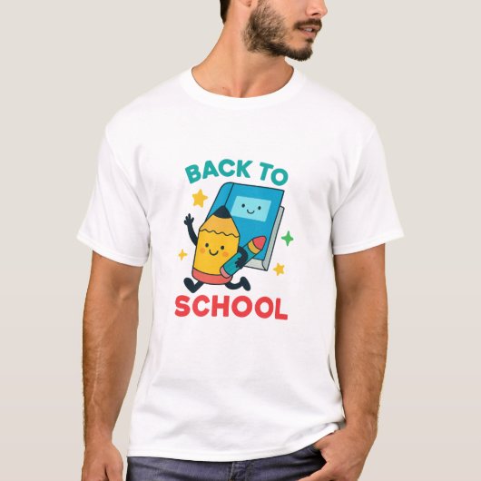 Terug naar school viering t-shirt (Voorkant)