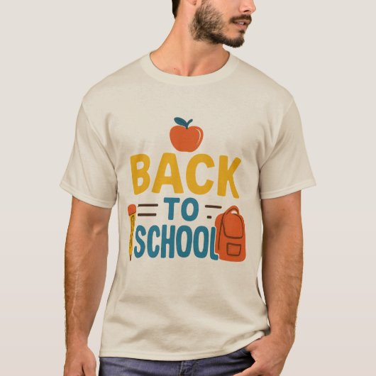 Terug naar school viering t-shirt (Voorkant)