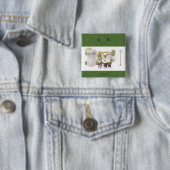 Terug naar School Vierkante Button 5,1 Cm (In situ)