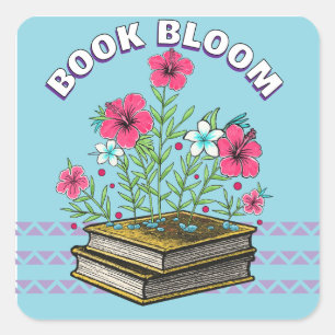 terug naar school vierkante sticker