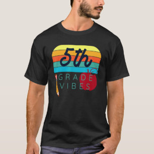 Terug naar school Vijfde graad Leraar Kinder Vijfd T-shirt