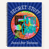 Terug naar school vijfde klas notitieboek (Voorkant)