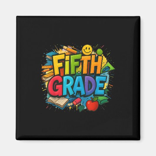 Terug naar school Vijfde klas Team Happy eerste da Magneet (Voorkant)