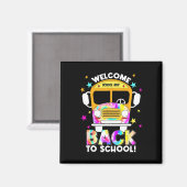 Terug naar school voor buschauffeurs Transport Dep Magneet (Voorkant / Achterkant)
