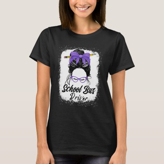 Terug naar School voor schoolbus bestuurdersboodsc T-shirt (Voorkant)