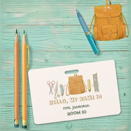 Terug naar School Vrienden Badge