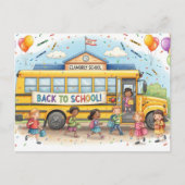 Terug naar School Vrienden Briefkaart (Voorkant)