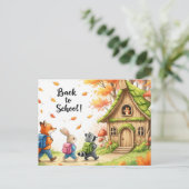 Terug naar School Vrienden Briefkaart (Staand voorkant)