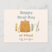 Terug naar School Vrienden Briefkaart (Voorkant)