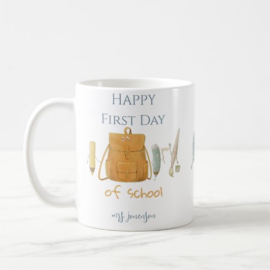 Terug naar School Vrienden Koffiemok (Links)