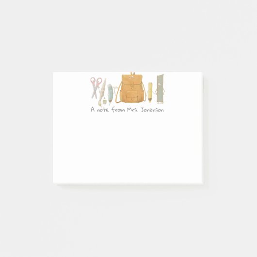 Terug naar School Vrienden Post-it® Notes (Voorkant)