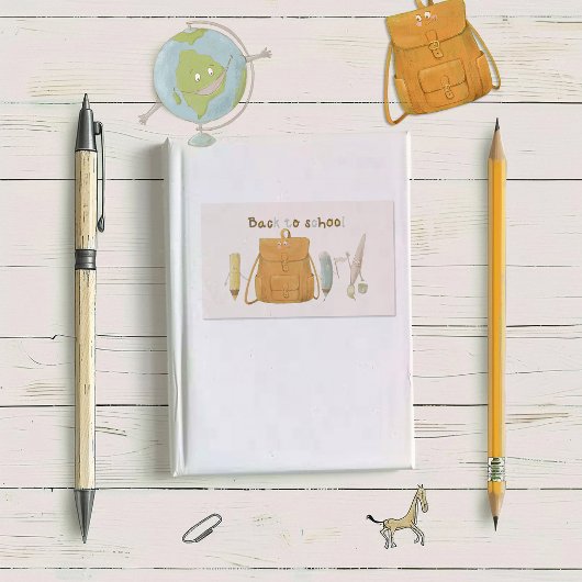 Terug naar School Vrienden Rechthoekige Sticker