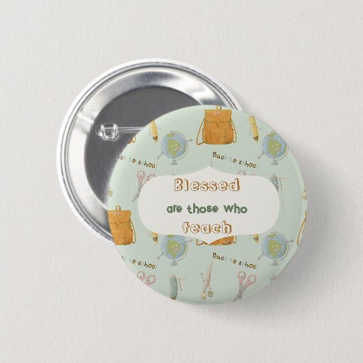 Terug naar School Vrienden Ronde Button 5,7 Cm (Voorkant /achterkant)