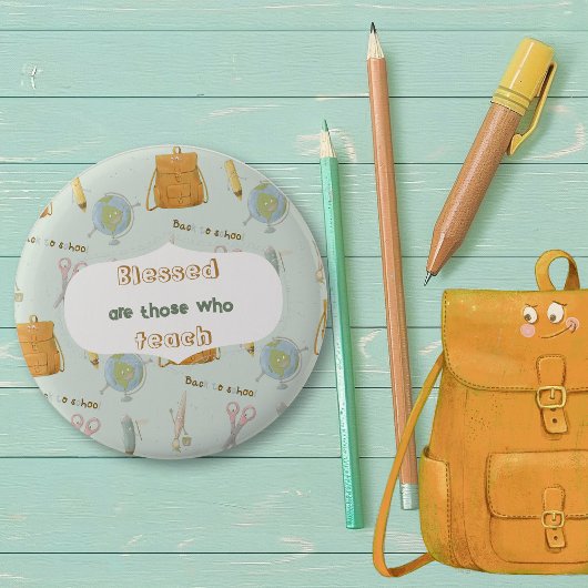 Terug naar School Vrienden Ronde Button 5,7 Cm