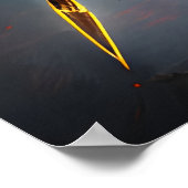 Terug naar School Vrouw Super Hero Art Poster (Hoek)