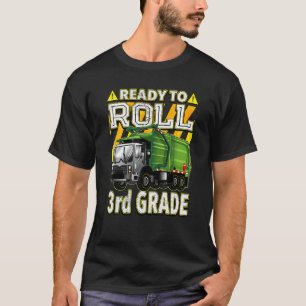 Terug naar school Vuilniswagen klaar om te rolle T-shirt